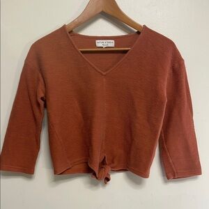 Women's Madewell Rust Top